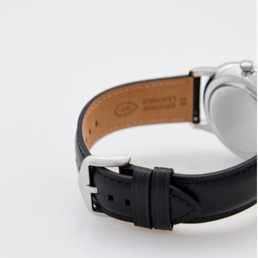  Shop Authentic Fossil Neutra Minimalist Moonphase Black Dial Black Leather Strap Watch for Men - FS5904 - Luxxuri