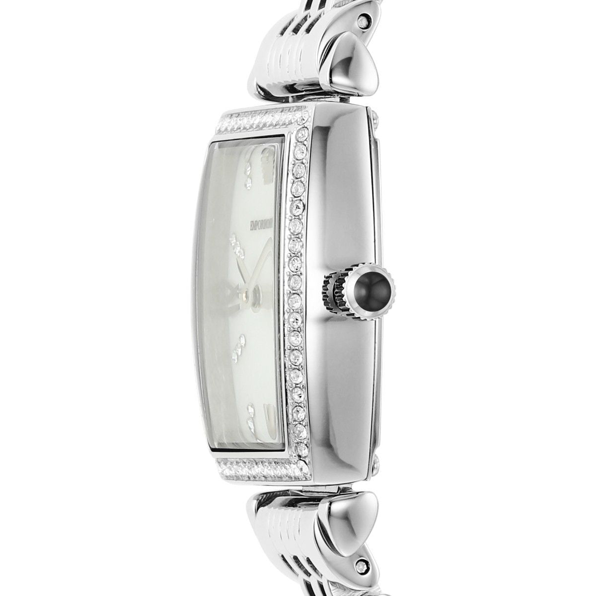  Shop Authentic Emporio Armani Gianni T-Bar Quartz White Dial Silver Steel Strap Watch For Women - AR11405 - Luxxuri