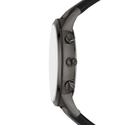  Shop Authentic Emporio Armani Renato Chronograph Silver Dial Black Leather Strap Watch for Men - AR11473 - Luxxuri