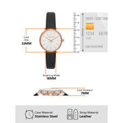  Shop Authentic Michael Kors Pyper Three Hand White Dial Black Leather Strap Watch For Women - MK2835 - Luxxuri