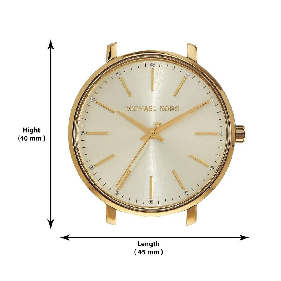  Shop Authentic Michael Kors Pyper Quartz Gold Dial Gold Steel Strap Watch For Women - MK3898 - Luxxuri