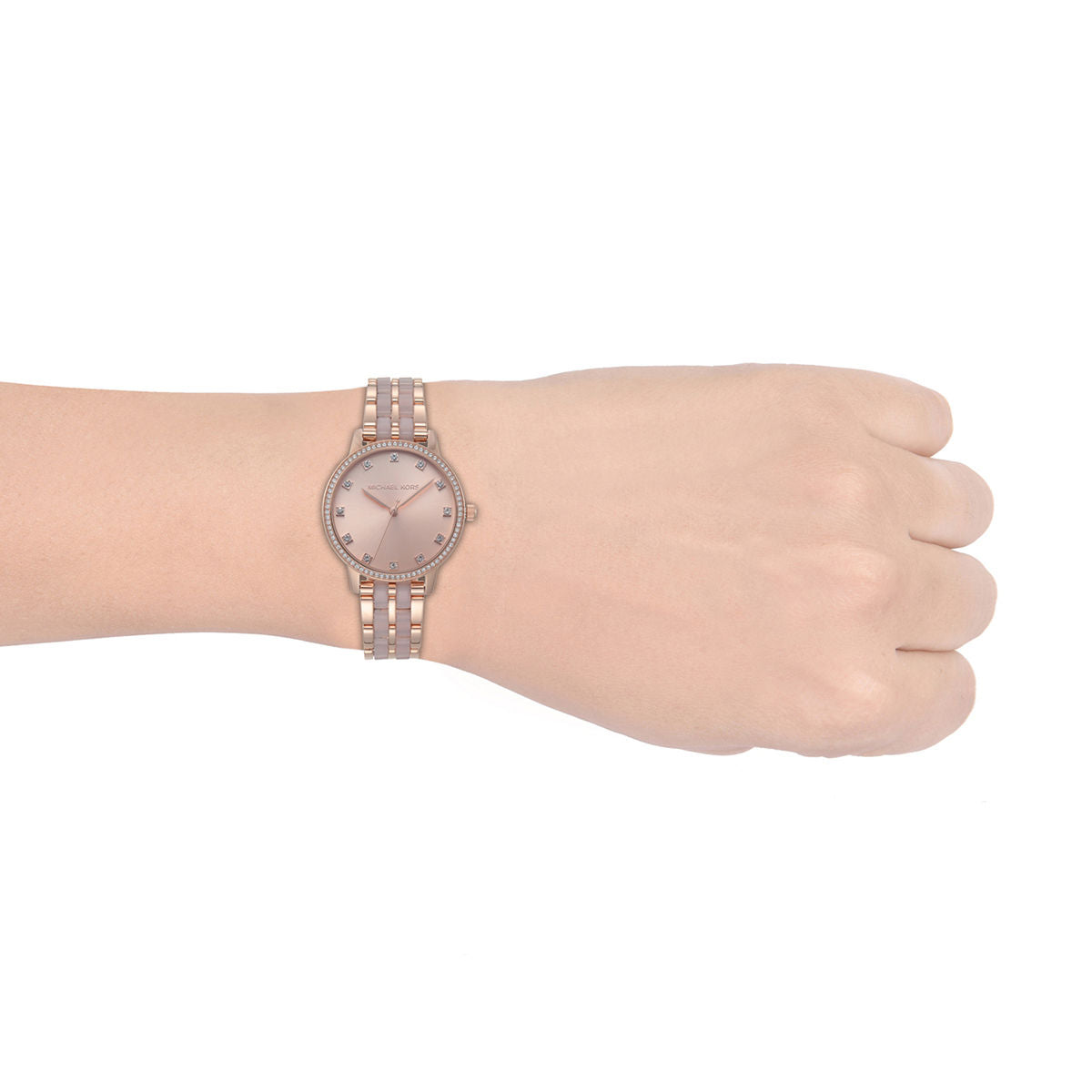  Shop Authentic Michael Kors Melissa Analog Rose Gold Dial Rose Gold Steel Strap Watch For Women - MK4396 - Luxxuri