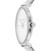  Shop Authentic Michael Kors Pyper Quartz Mother of Pearl White Dial Silver Mesh Strap Watch For Women - MK4618 - Luxxuri