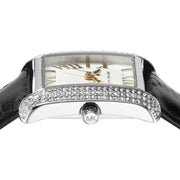  Shop Authentic Michael Kors Emery Three Hand Silver Dial Black Leather Strap Watch For Women - MK4696 - Luxxuri