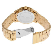  Shop Authentic Michael Kors Runway Three Hand Green Dial Gold Steel Strap Watch For Women - MK7390 - Luxxuri