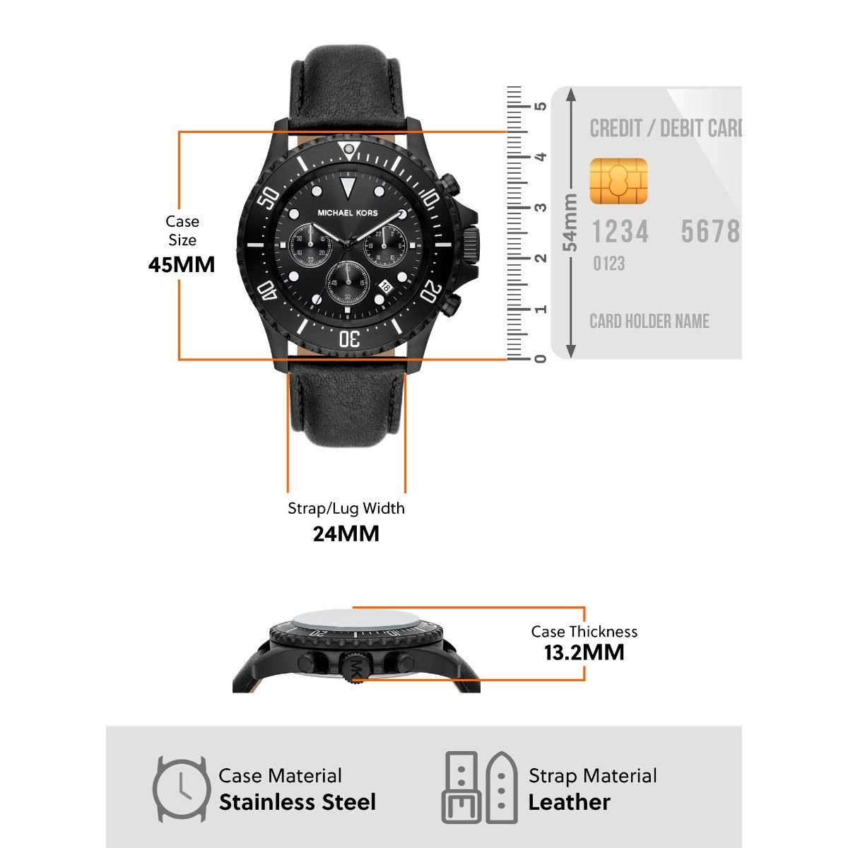  Shop Authentic Michael Kors Everest Chronograph Black Dial Black Leather Strap Watch For Men - MK9053 - Luxxuri