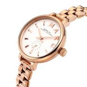  Shop Authentic Marc Jacobs Sally White Dial Rose Gold Steel Strap Watch for Women - MBM8643 - Luxxuri