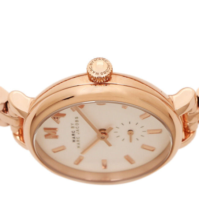  Shop Authentic Marc Jacobs Sally White Dial Rose Gold Steel Strap Watch for Women - MBM8643 - Luxxuri