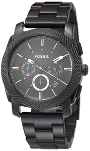  Shop Authentic Fossil Machine Chronograph Black Dial Black Steel Strap Watch for Men - FS4552 - Luxxuri