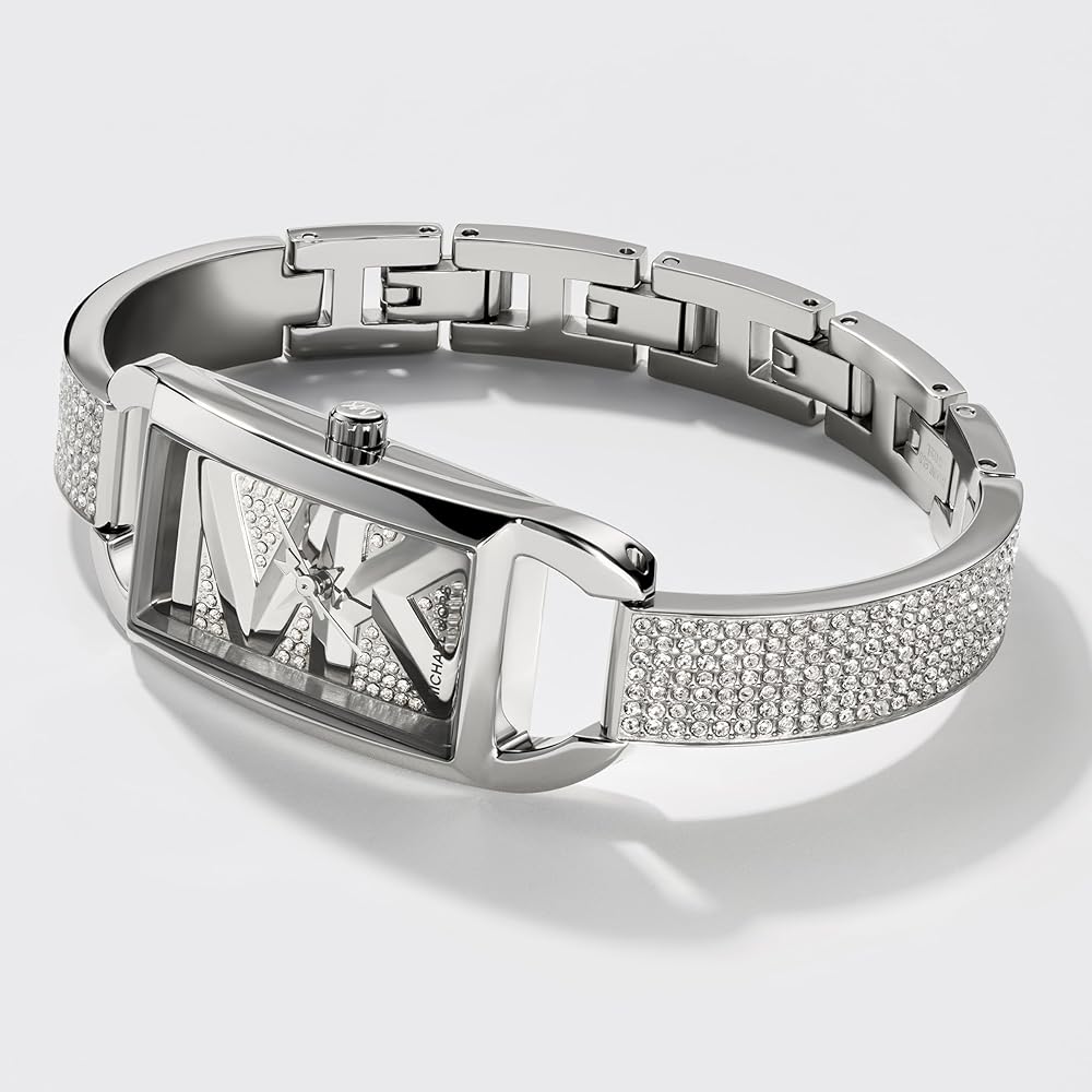  Shop Authentic Michael Kors Empire Three-Hand Silver Dial Silver Steel Strap Watch for Women - MK4841 - Luxxuri