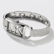  Shop Authentic Michael Kors Empire Three-Hand Silver Dial Silver Steel Strap Watch for Women - MK4841 - Luxxuri