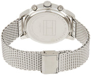  Shop Authentic Tommy Hilfiger Jake Quartz White Dial Silver Mesh Bracelet Watch for Men - 1791233 - Luxxuri