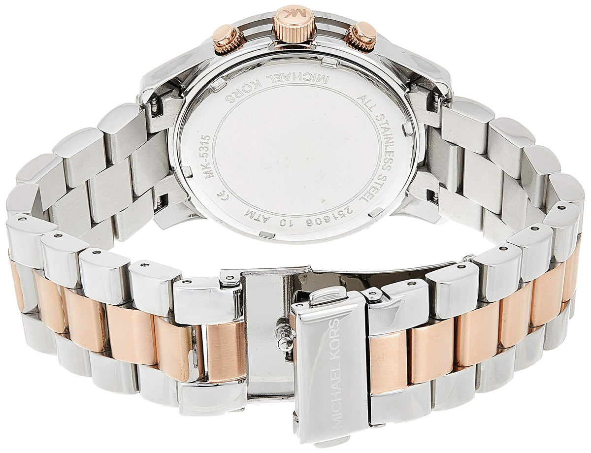  Shop Authentic Michael Kors Runway Silver Dial Two Tone Steel Strap Watch for Women - MK5315 - Luxxuri