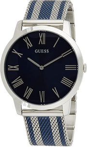  Shop Authentic Guess Richmond Blue Dial Two Tone Mesh Bracelet Watch for Men - W1179G1 - Luxxuri