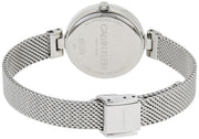  Shop Authentic Calvin Klein Authentic White Dial Silver Mesh Bracelet Watch for Women - K8G23126 - Luxxuri