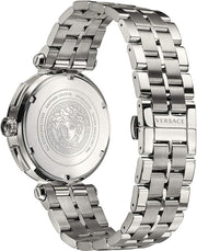  Shop Authentic Versace Aion Chronograph White Dial Silver Steel Strap Watch for Men - VBR040017 - Luxxuri