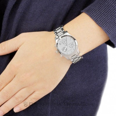  Shop Authentic Michael Kors Runway Silver Dial Silver Steel Strap Watch for Women - MK5428 - Luxxuri