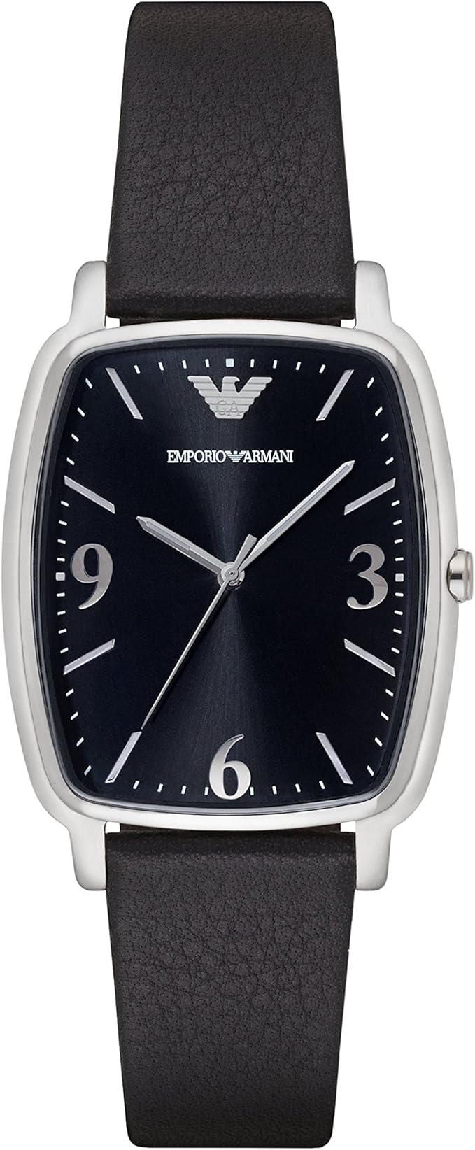  Shop Authentic Emporio Armani Epsilon Quartz Black Dial Black Leather Strap Watch For Men - AR2490 - Luxxuri