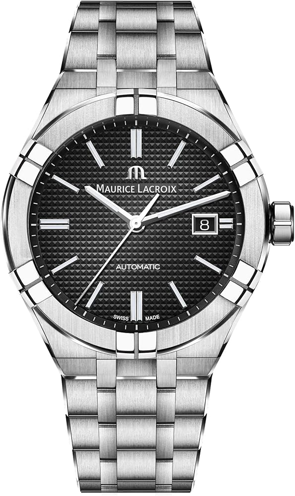  Shop Authentic Maurice Lacroix Aikon Automatic Black Dial Silver Steel Strap Watch For Men - AI6008-SS002-330-1 - Luxxuri