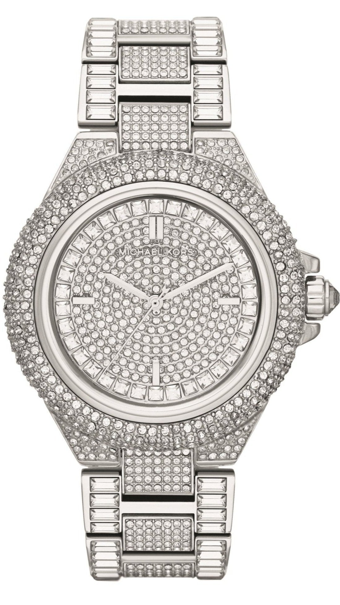  Shop Authentic Michael Kors Camille Crystal Pave Dial Silver Steel Strap Watch for Women - MK5869 - Luxxuri