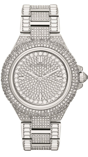  Shop Authentic Michael Kors Camille Crystal Pave Dial Silver Steel Strap Watch for Women - MK5869 - Luxxuri