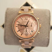  Shop Authentic Michael Kors Sofie Chronograph Rose Gold Dial Rose Gold Steel Strap Watch For Women - MK6560 - Luxxuri