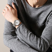  Shop Authentic Calvin Klein White Dial Silver Mesh Bracelet Watch for Women - K8M21126 - Luxxuri