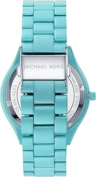  Shop Authentic Michael Kors Slim Runway Blue Dial Blue Steel Strap Watch For Women - MK4525 - Luxxuri