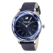  Shop Authentic Swarovski Octea Nova Blue Dial Blue Leather Strap Watch for Women - 5295349 - Luxxuri