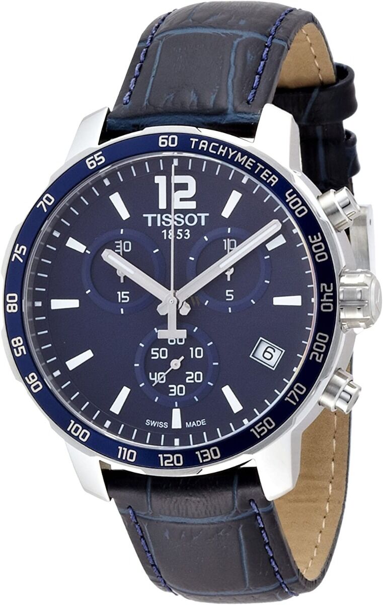  Shop Authentic Tissot T Sport Quickster Chronograph Blue Dial Watch For Men - T095.417.16.047.00 - Luxxuri