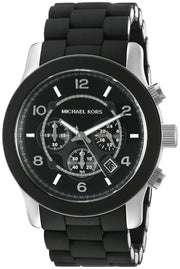  Shop Authentic Michael Kors Runway Black Dial Black Rubber Strap Watch for Men - MK8107 - Luxxuri
