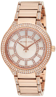  Shop Authentic Michael Kors Kerry Mother of Pearl Dial Rose Gold Steel Strap Watch for Women - MK3313 - Luxxuri