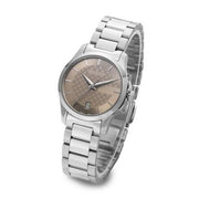  Shop Authentic Gucci G Timeless Brown Dial Silver Steel Strap Watch For Women - YA126526 - Luxxuri