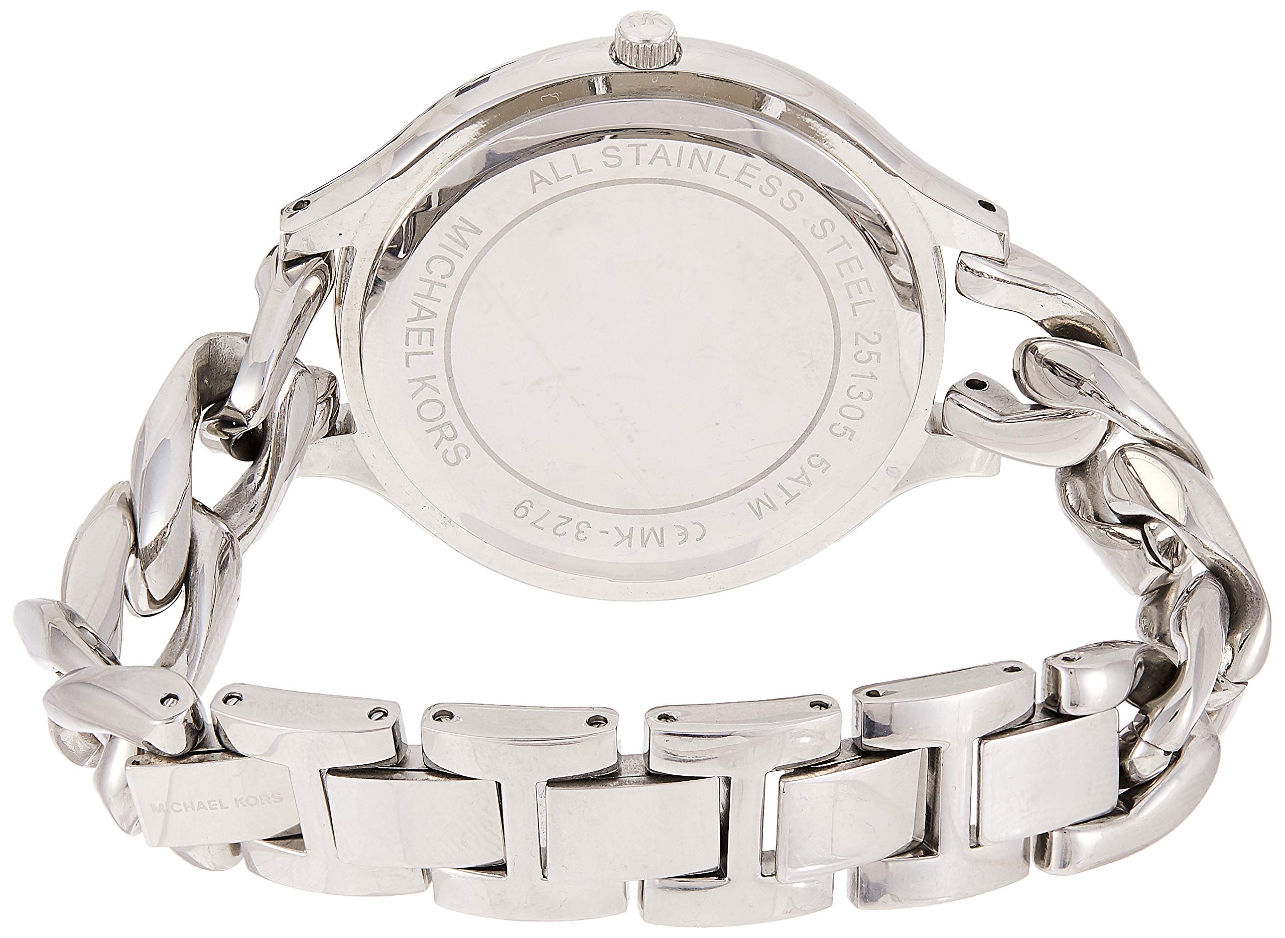  Shop Authentic Michael Kors Slim Runway Silver Dial Silver Steel Strap Watch for Women - MK3279 - Luxxuri