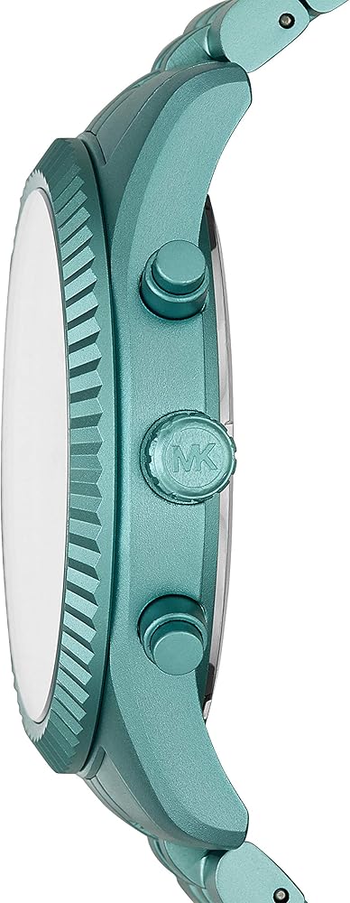  Shop Authentic Michael Kors Lexington Chronograph Turquoise Dial Turquoise Steel Strap Watch For Men - MK8793 - Luxxuri