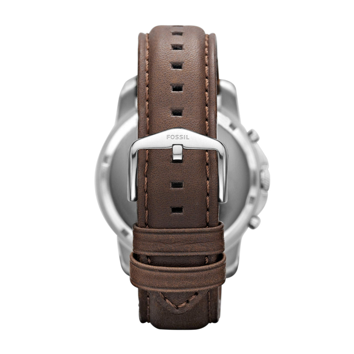  Shop Authentic Fossil Grant Chronograph White Dial Brown Leather Strap Watch for Men - FS4735 - Luxxuri