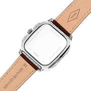  Shop Authentic Fossil Inscription Automatic Skeleton Blue Dial Brown Leather Strap Watch for Men - BQ2571 - Luxxuri