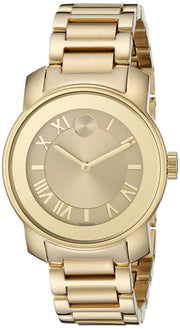  Shop Authentic Movado Bold Gold Dial Gold Steel Strap Watch for Women - 3600323 - Luxxuri