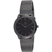 Shop Authentic Calvin Klein Minimal Black Dial Black Mesh Bracelet Watch for Men - K3M224B1 - Luxxuri