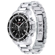  Shop Authentic Movado Series 800 Chronograph Black Dial Silver Steel Strap Watch For Men - 2600142 - Luxxuri