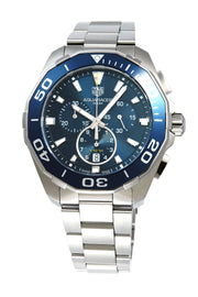  Shop Authentic Tag Heuer Aquaracer Blue Dial SIlver Steel Strap Watch for Men - CAY111B.BA0927 - Luxxuri
