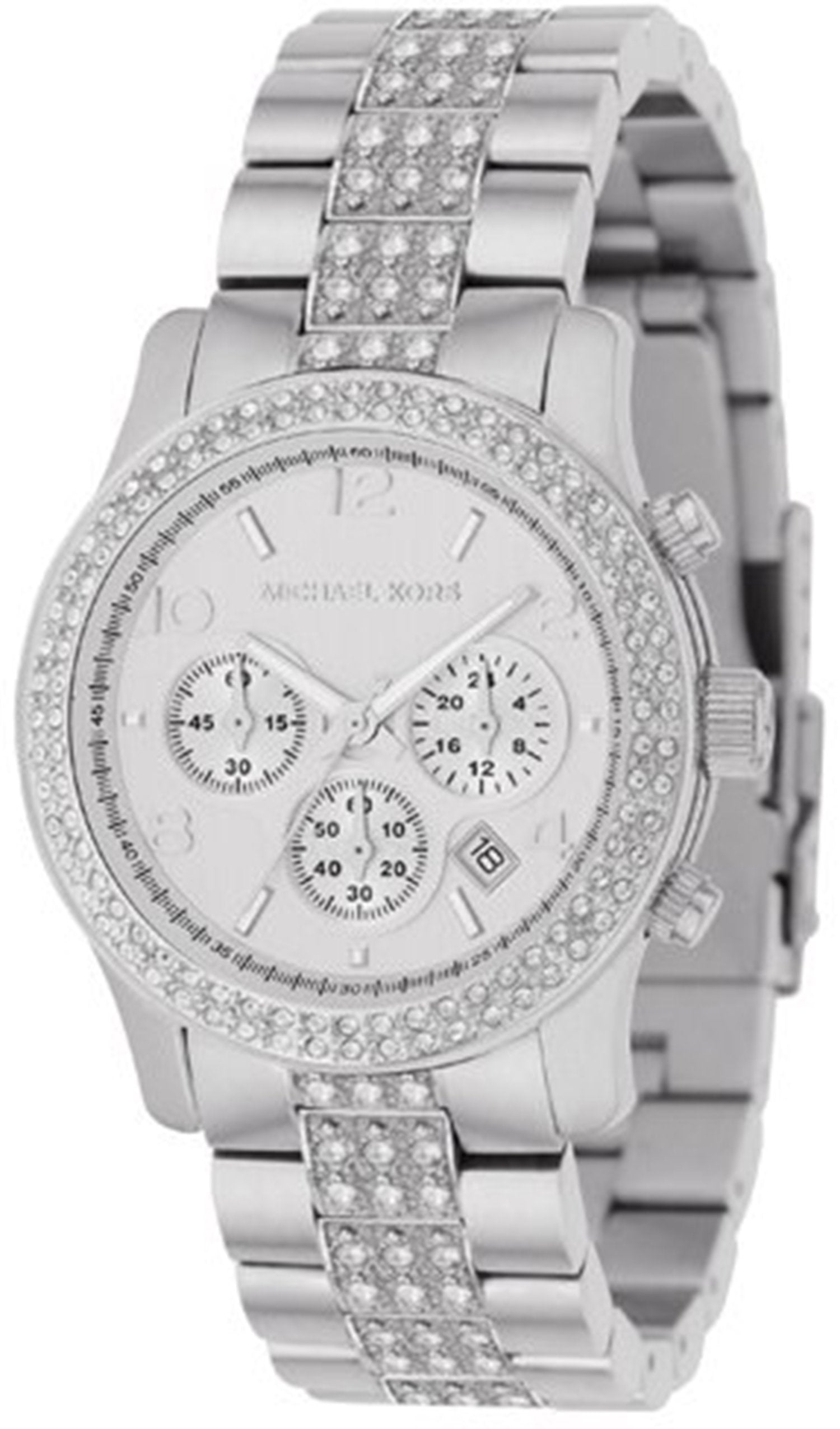  Shop Authentic Michael Kors Bradshaw Silver Dial Silver Steel Strap Watch For Women - MK5108 - Luxxuri