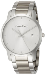  Shop Authentic Calvin Klein City Chronograph White Dial Silver Steel Strap Watch for Men - K2G2G14X - Luxxuri