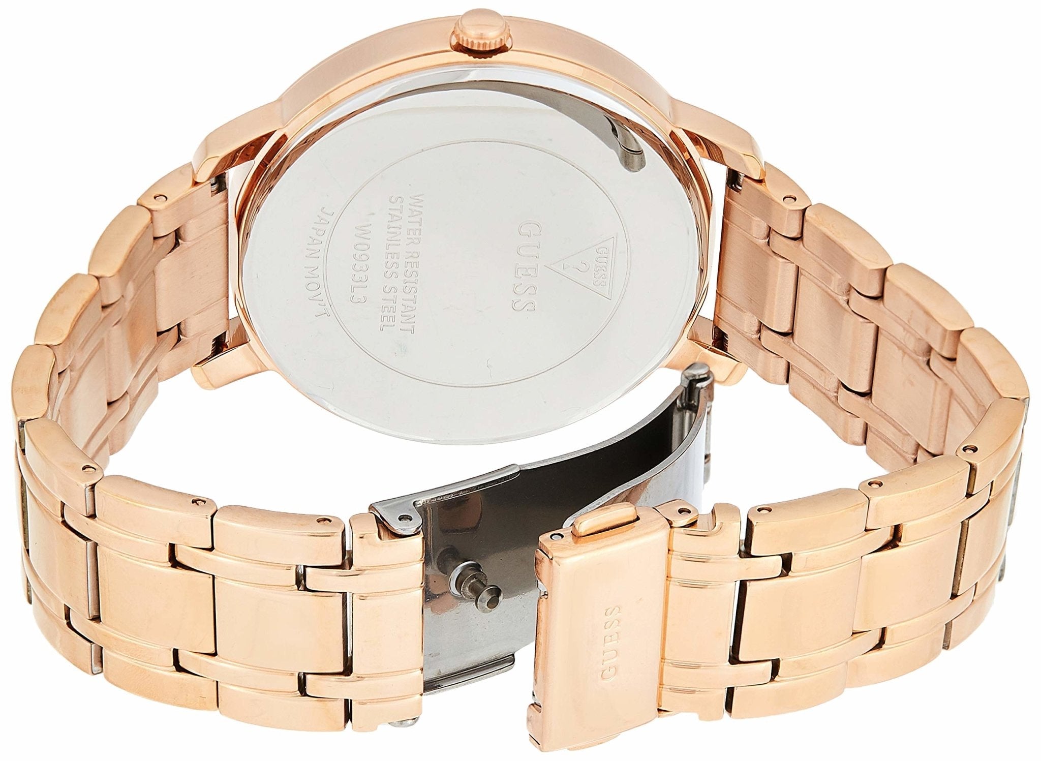  Shop Authentic Guess Montauk Rose Gold Dial Rose Gold Steel Strap Watch For Women - W0933L3 - Luxxuri