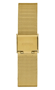  Shop Authentic Guess Fame Diamonds Gold Dial Gold Mesh Bracelet Watch for Women - GW0508L2 - Luxxuri