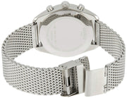  Shop Authentic Tissot PR 100 Chronograph White Dial Silver Mesh Bracelet Watch For Men - T101.417.11.031.02 - Luxxuri