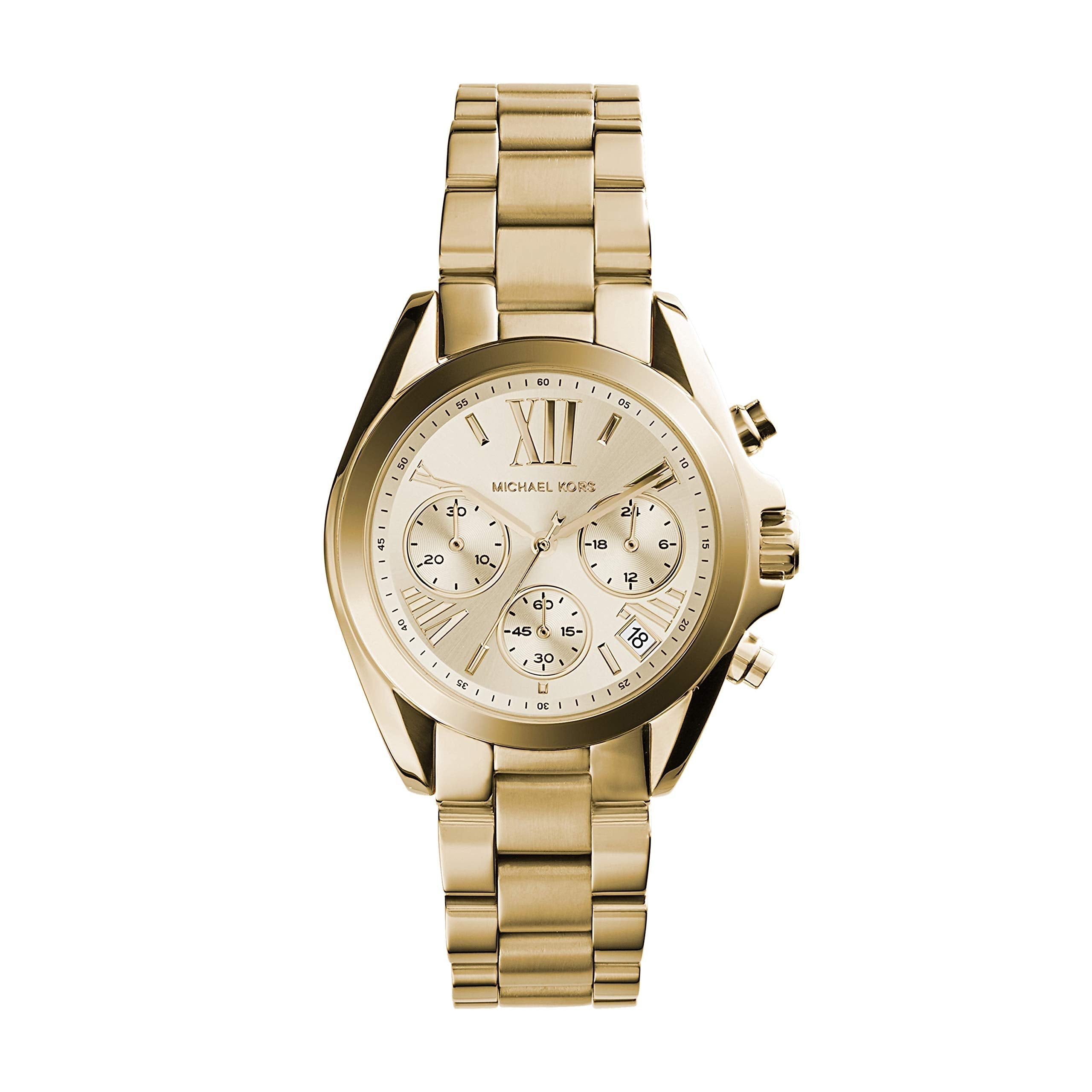  Shop Authentic Michael Kors Bradshaw Gold Dial Gold Steel Strap Watch for Women - MK5798 - Luxxuri