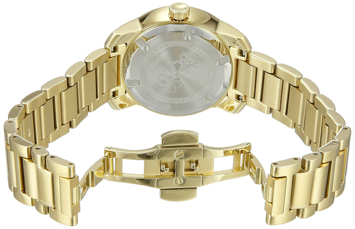  Shop Authentic Movado Bold Pave Gold Dial Gold Steel Strap Watch For Women - 3600255 - Luxxuri