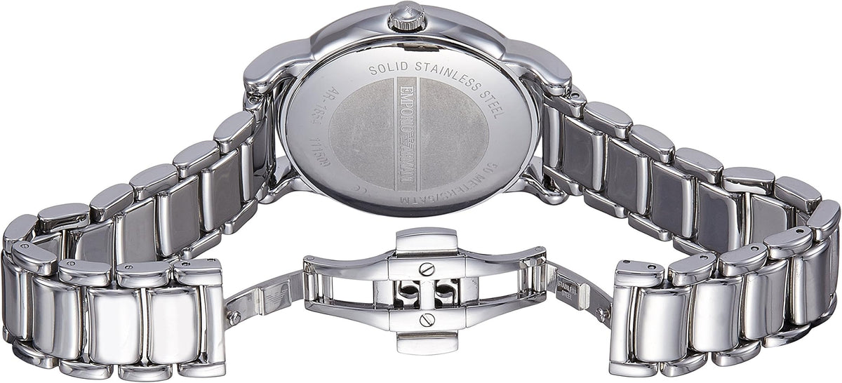  Shop Authentic Emporio Armani Classic Luigi Quartz Silver Dial Silver Steel Strap Watch For Men - AR1854 - Luxxuri