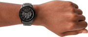  Shop Authentic Armani Exchange Banks Chronograph Black Dial Black Steel Strap Watch For Men - AX1722 - Luxxuri